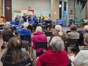 Windsor u3a Ukulele and Singing with Ukes groups perform for Welsh Society