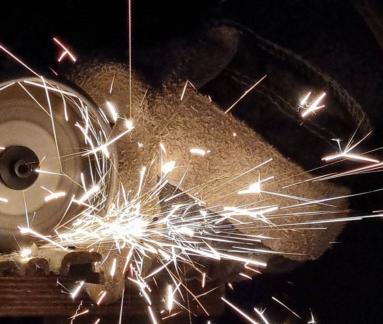 Grinding at night